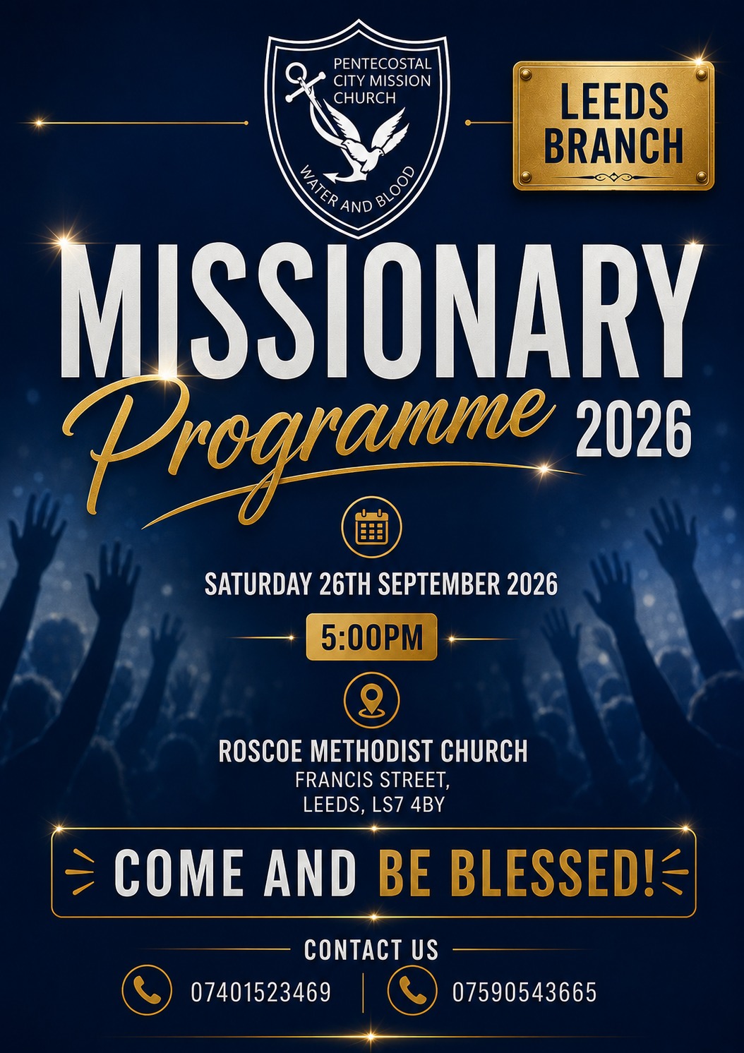  imageMissionary programme  – PCMC Leeds