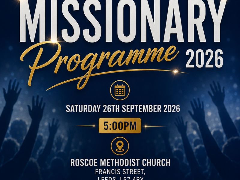 Missionary programme  – PCMC Leeds